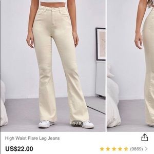 High Waist Flare leg Jeans